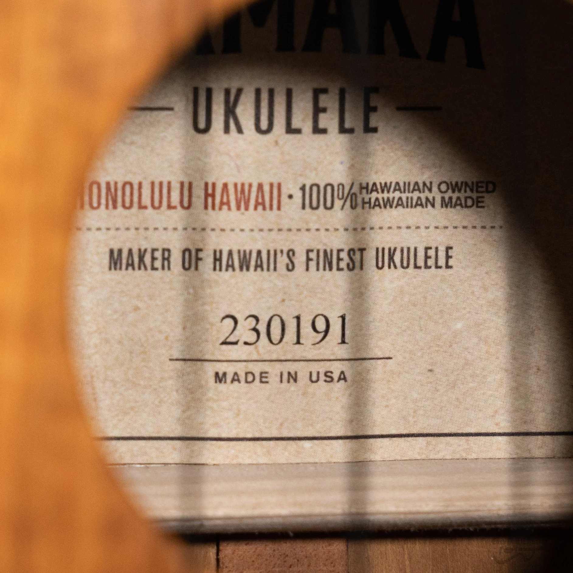 Kamaka HF2 Koa Concert Ukulele (#230191) - Image 9