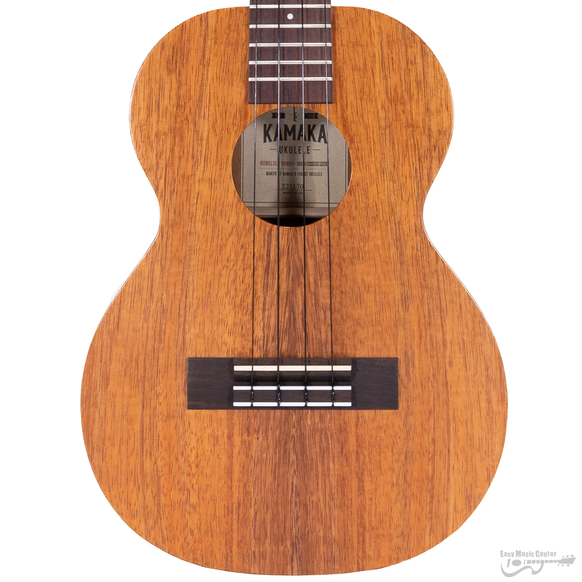 Kamaka HF3 Koa Tenor Ukulele (#221170) - Image 2