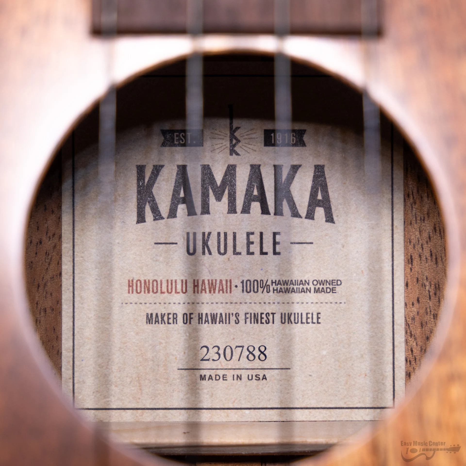 Kamaka HF3 Koa Tenor Ukulele with Case #230788 - Image 10