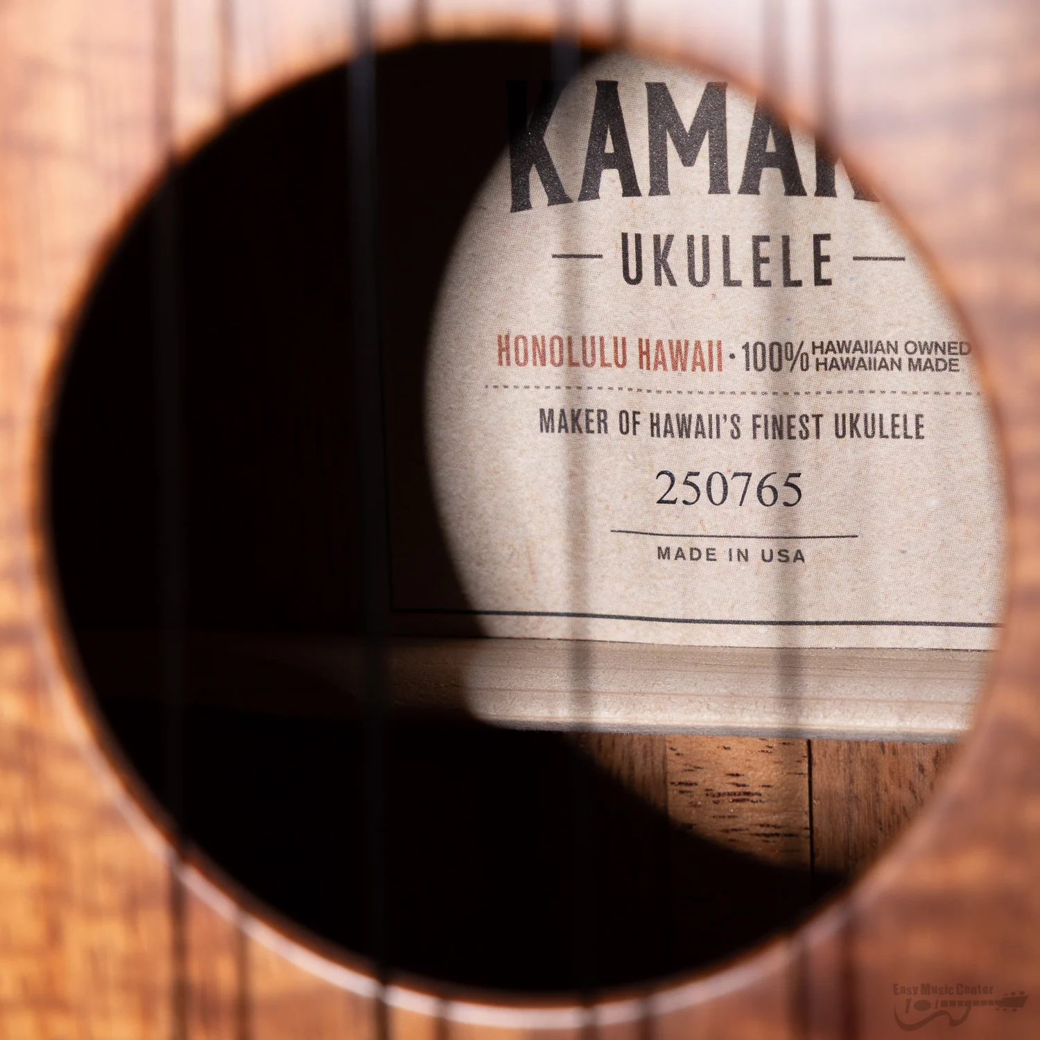 Kamaka HF3 Koa Tenor Ukulele (#250765) - Image 11