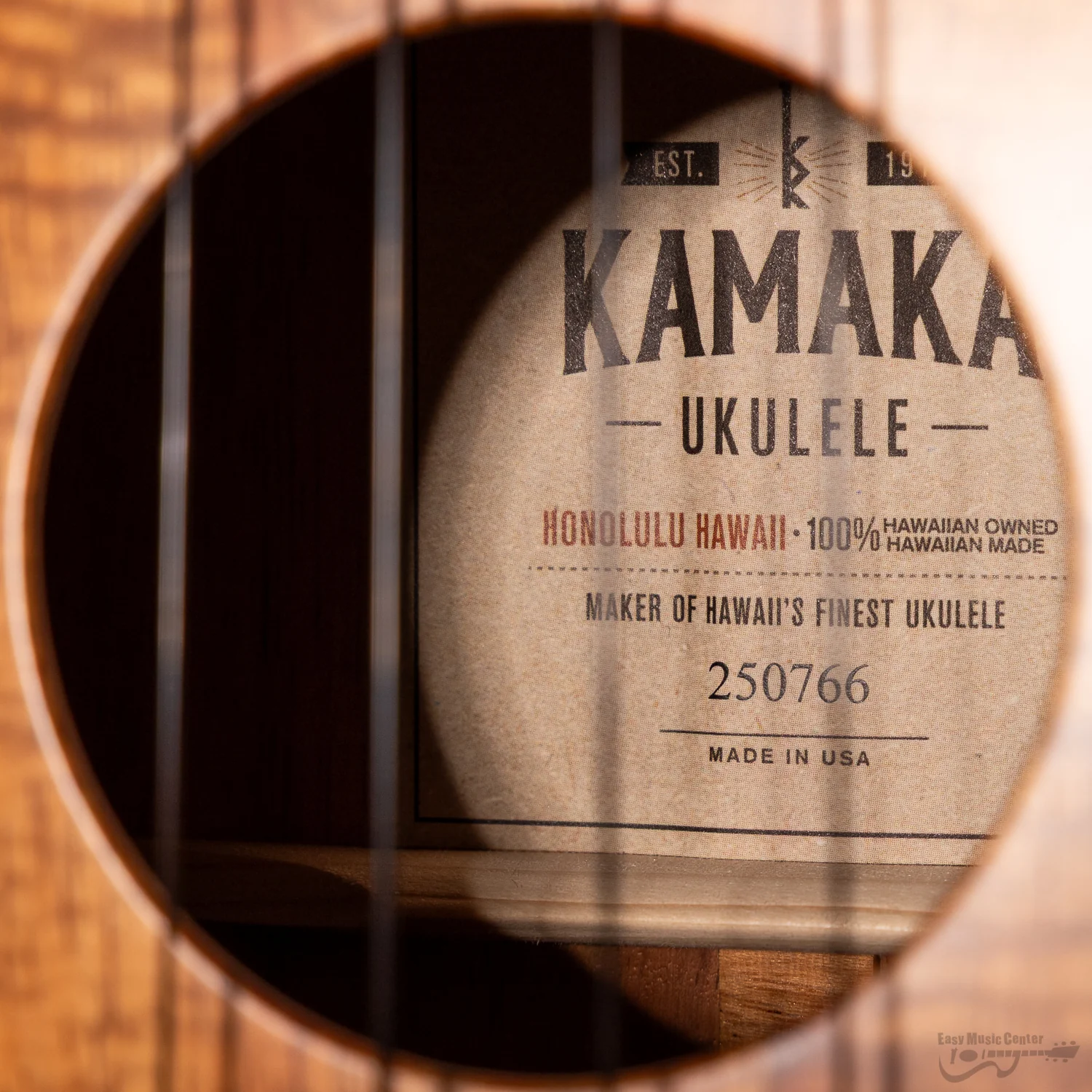 Kamaka HF3 Koa Tenor Ukulele (#250766) - Image 11