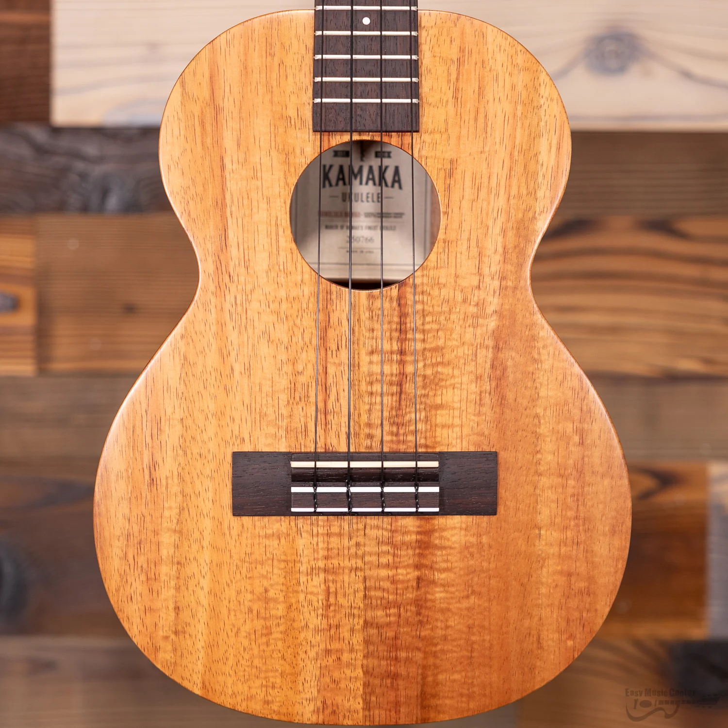 Kamaka HF3 Koa Tenor Ukulele (#250766) - Image 3