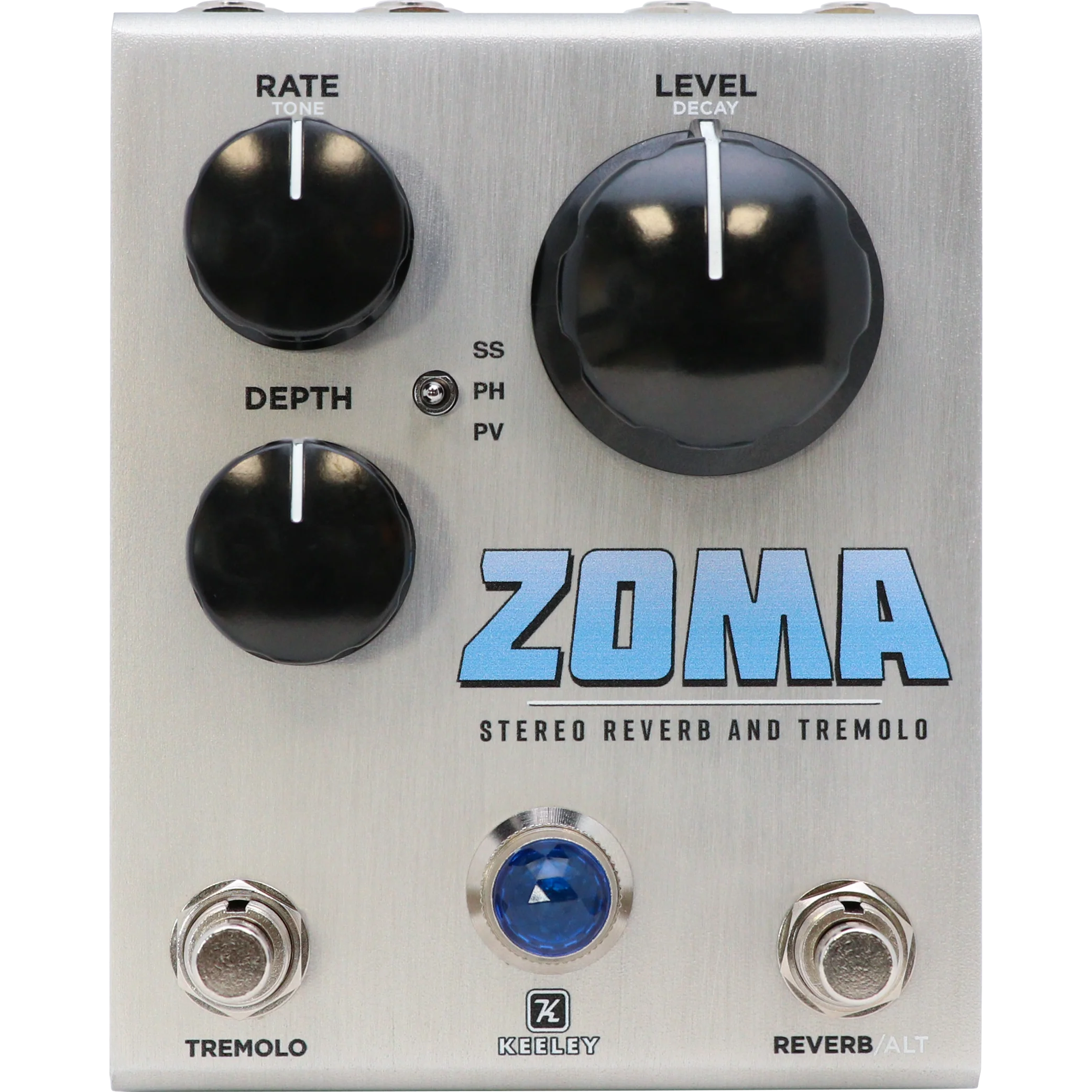 Keeley KZOMA Stereo Reverb and Tremolo Pedal