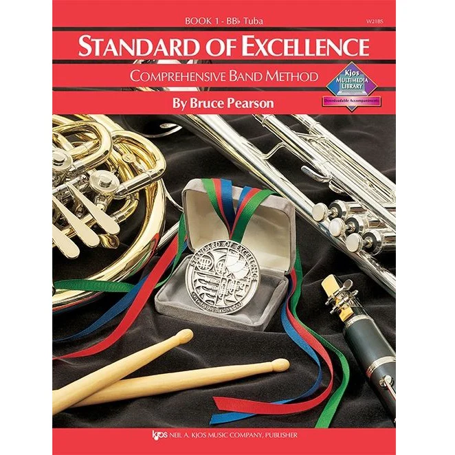 Kjos W21BS Standard of Excellence Book 1 Tuba