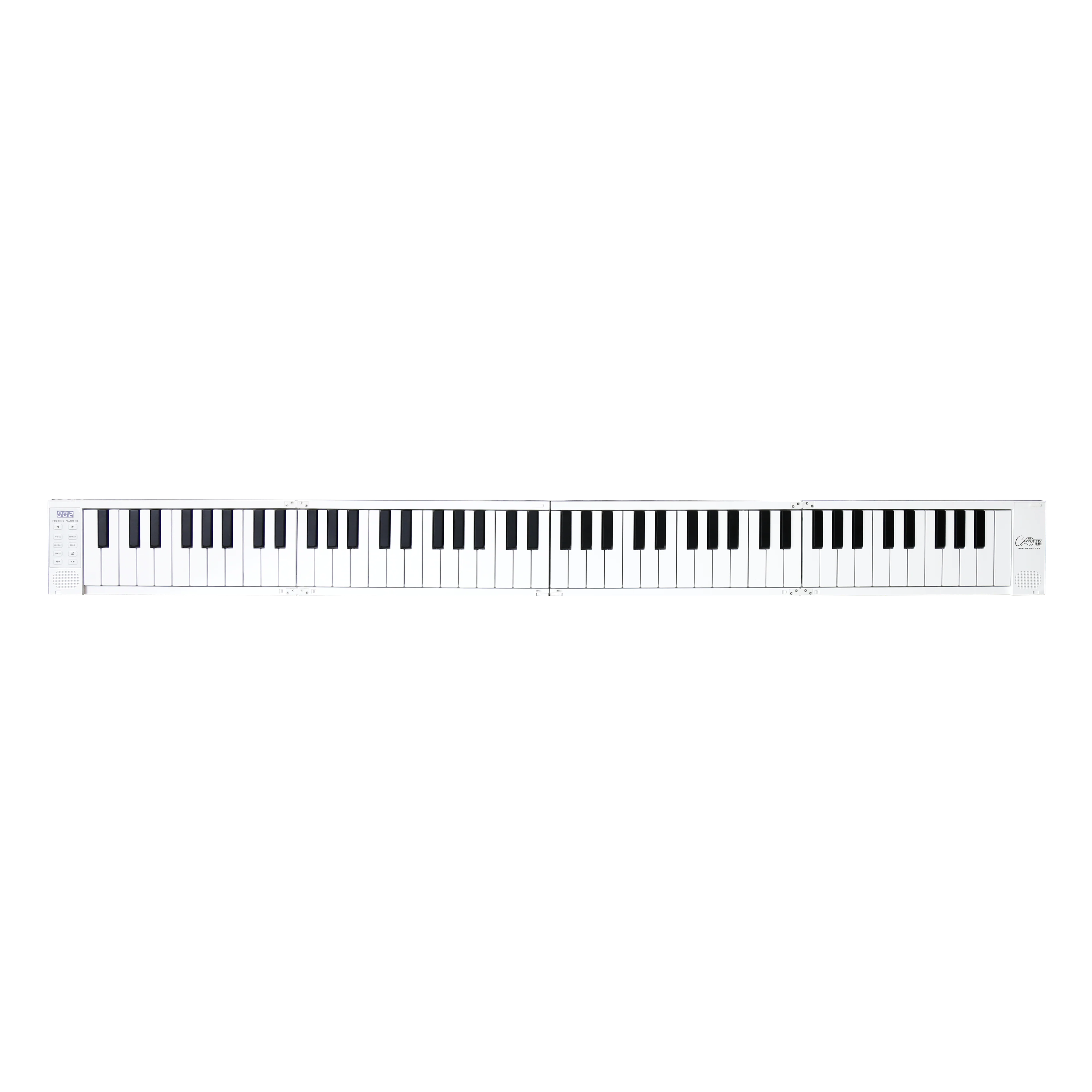 Carry-on FOLDPIANO88 88-Key Collapsible Folding Piano Keyboard, White - Image 3