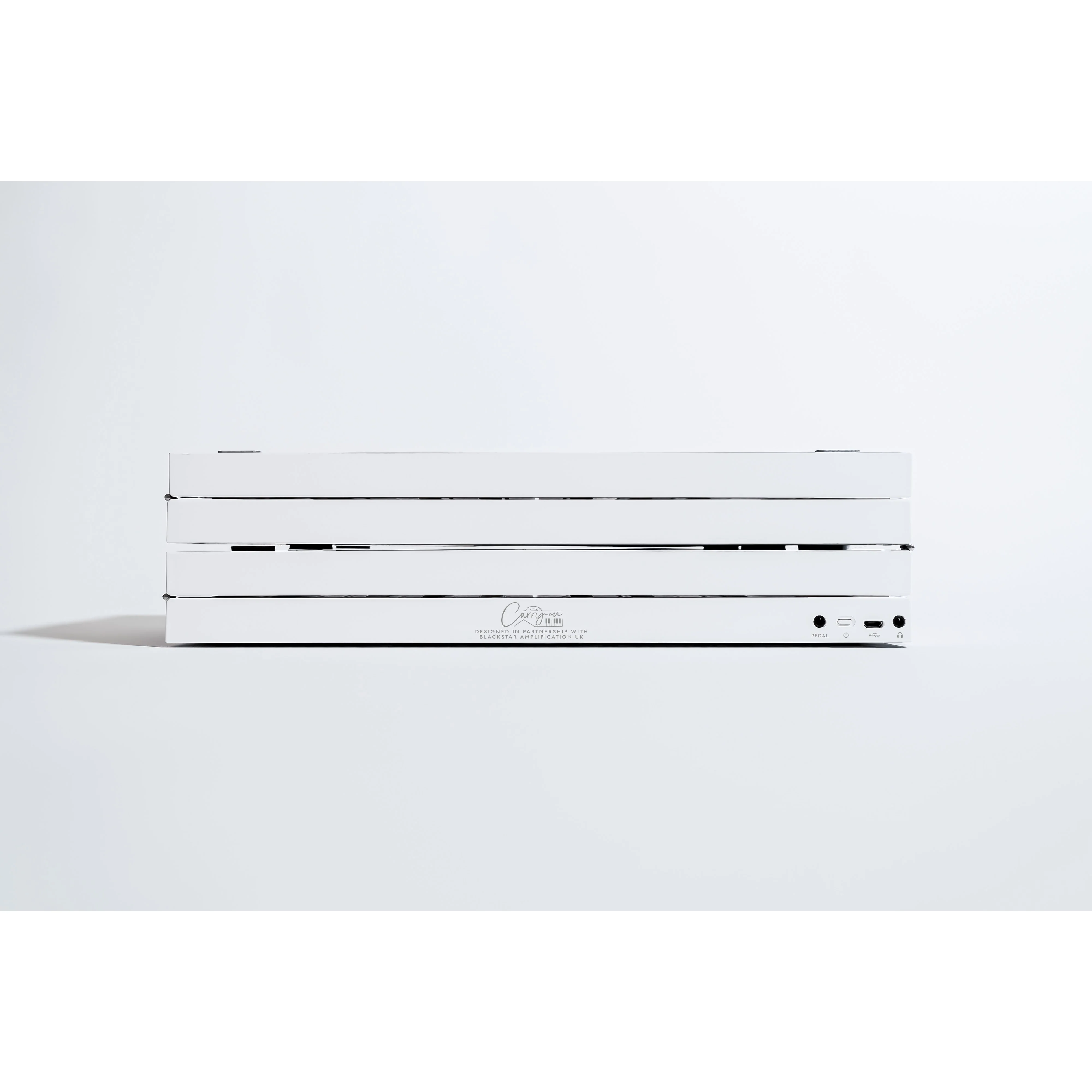 Carry-on FOLDPIANO88 88-Key Collapsible Folding Piano Keyboard, White - Image 5