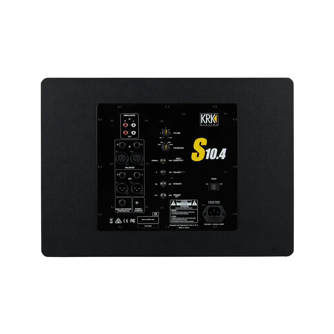 KRK S10.4-NA 10" Studio Subwoofer - Image 3