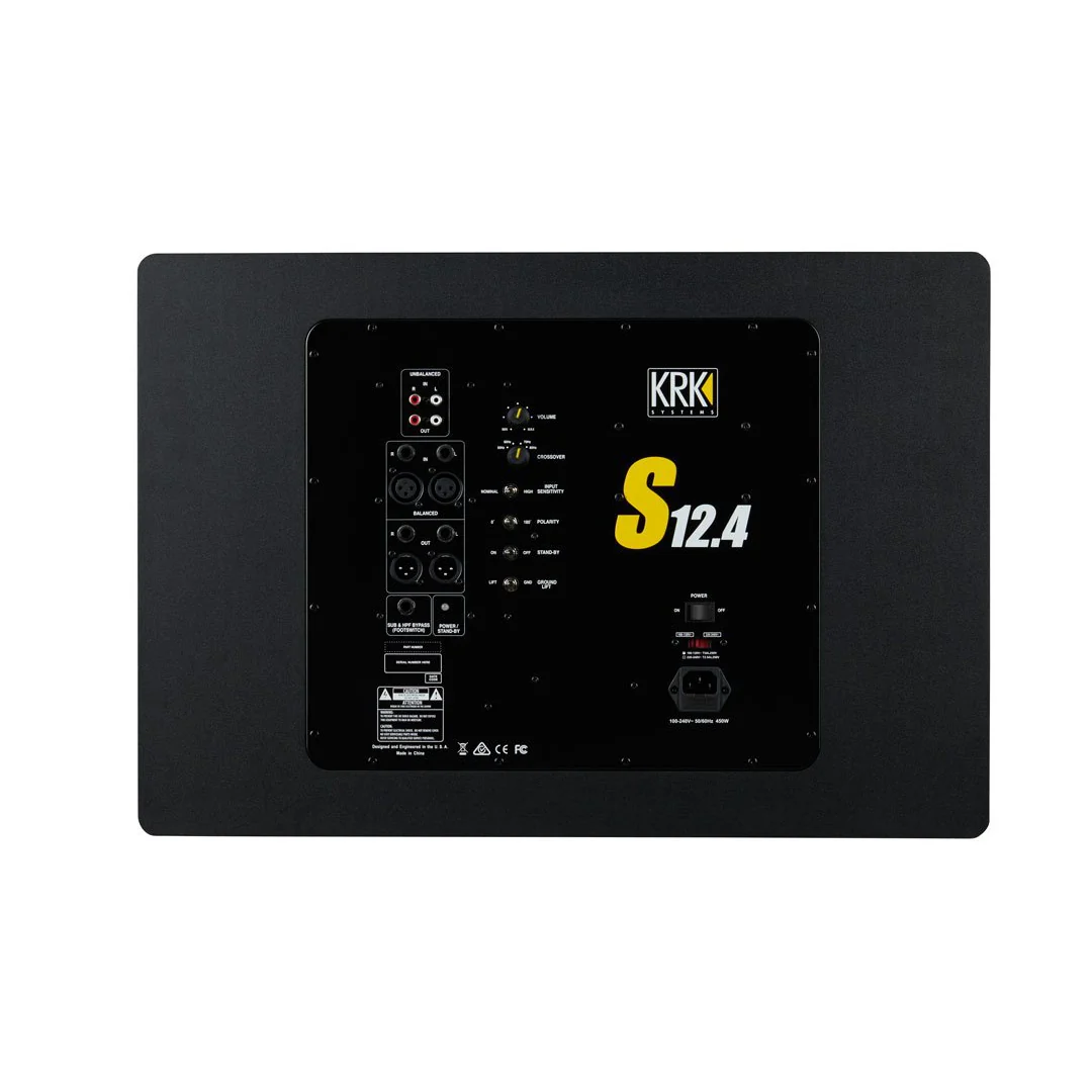 KRK S12.4-NA 12" Studio Subwoofer - Image 3