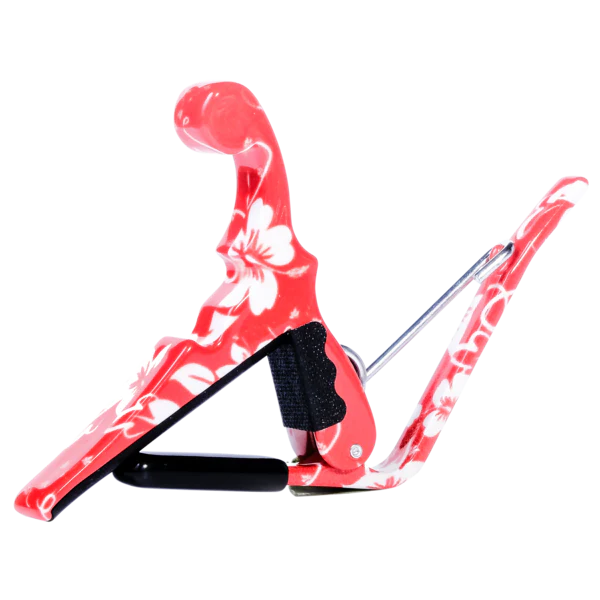 Kyser KURHA Red Hibiscus Ukulele Capo - Image 3