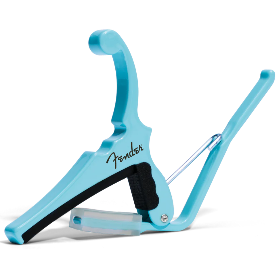 Kyser KGEFDBA Fender Quick-Change Capo For Electric Guitars, Daphne Blue