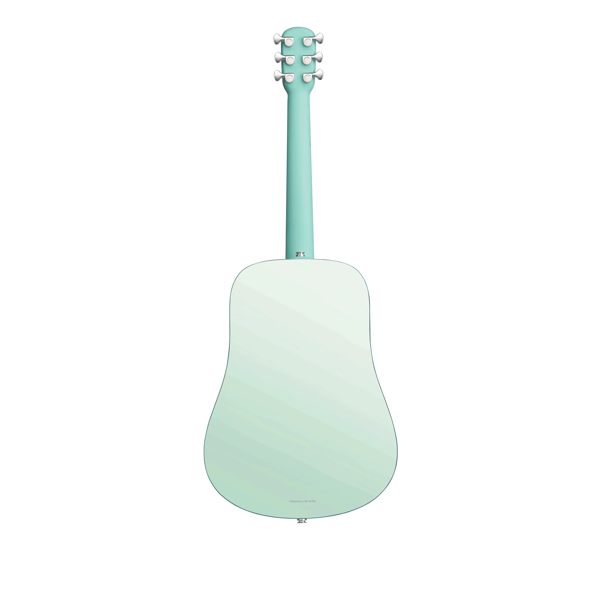 Lava Music BLUE-LAVA-GREEN Blue Lava Touch 36" HPL Acoustic-Electric Smart Guitar w/ AirFlow Bag, Aqua/Mint Green - Image 4