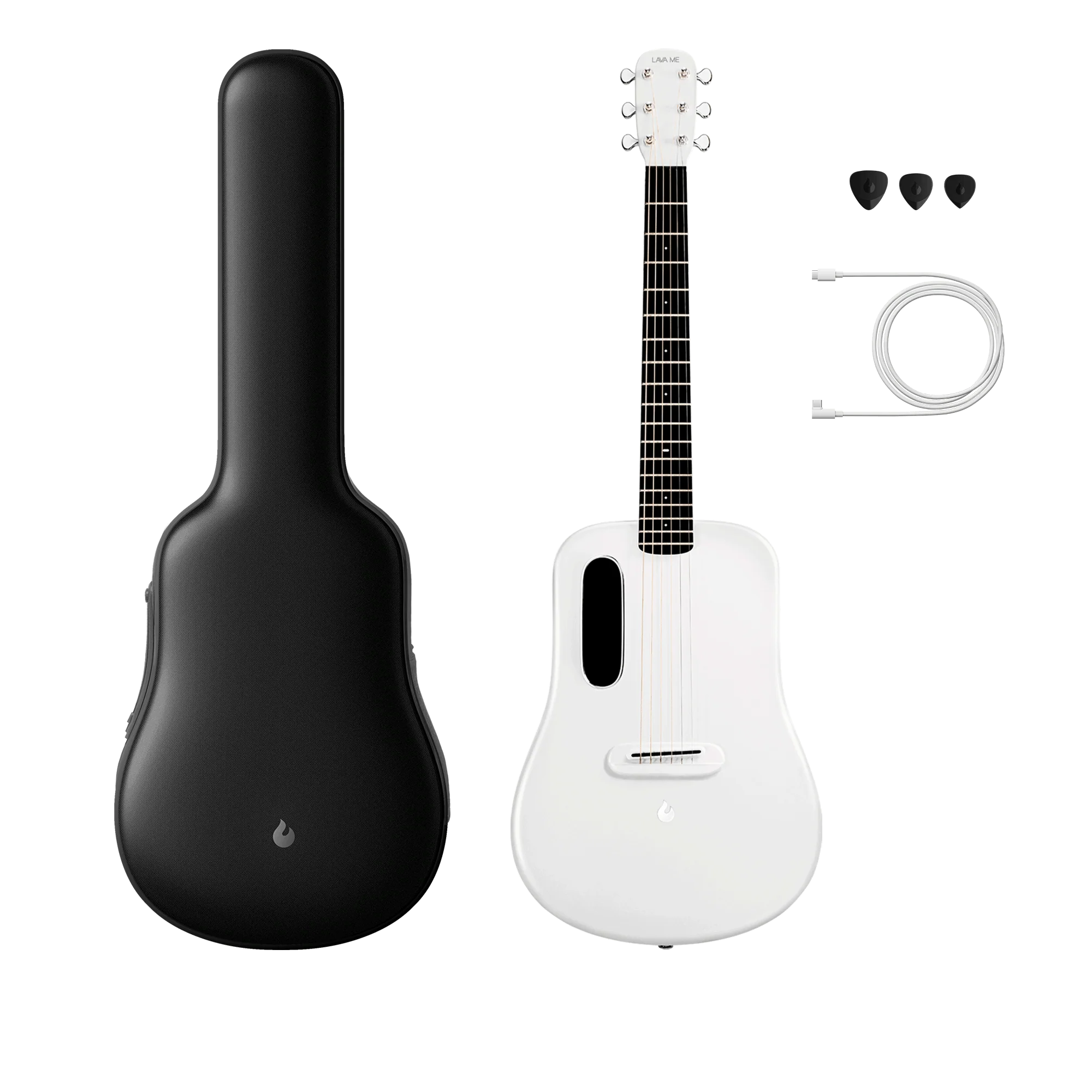 Lava Music ME-3-36-WHT-IB LAVA ME 3 36" w/ Ideal Bag, White - Image 3