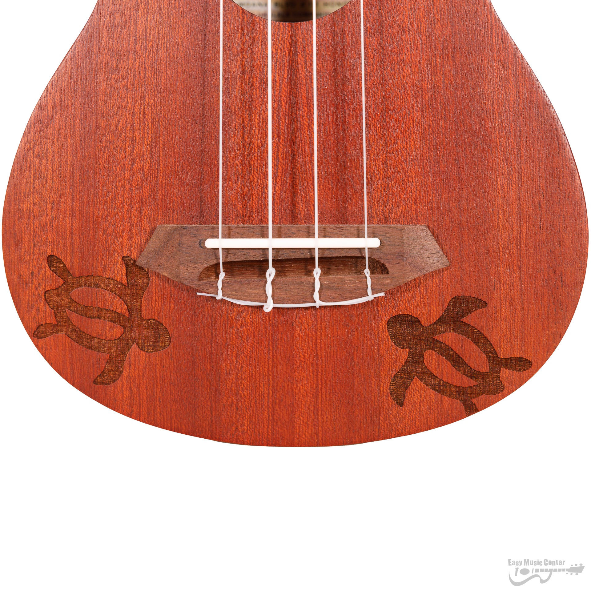 Leolani S08/D12C Hawaii Soprano Ukulele, Turtle w/ Bag - Image 2