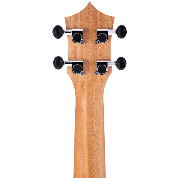 Leolani SQ85G Soprano Long-Neck Mango Ukulele, TUX Finish - Image 7