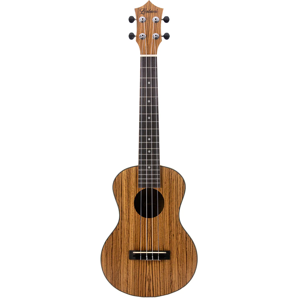 Leolani T22G Tenor Ukulele, Zebra Wood