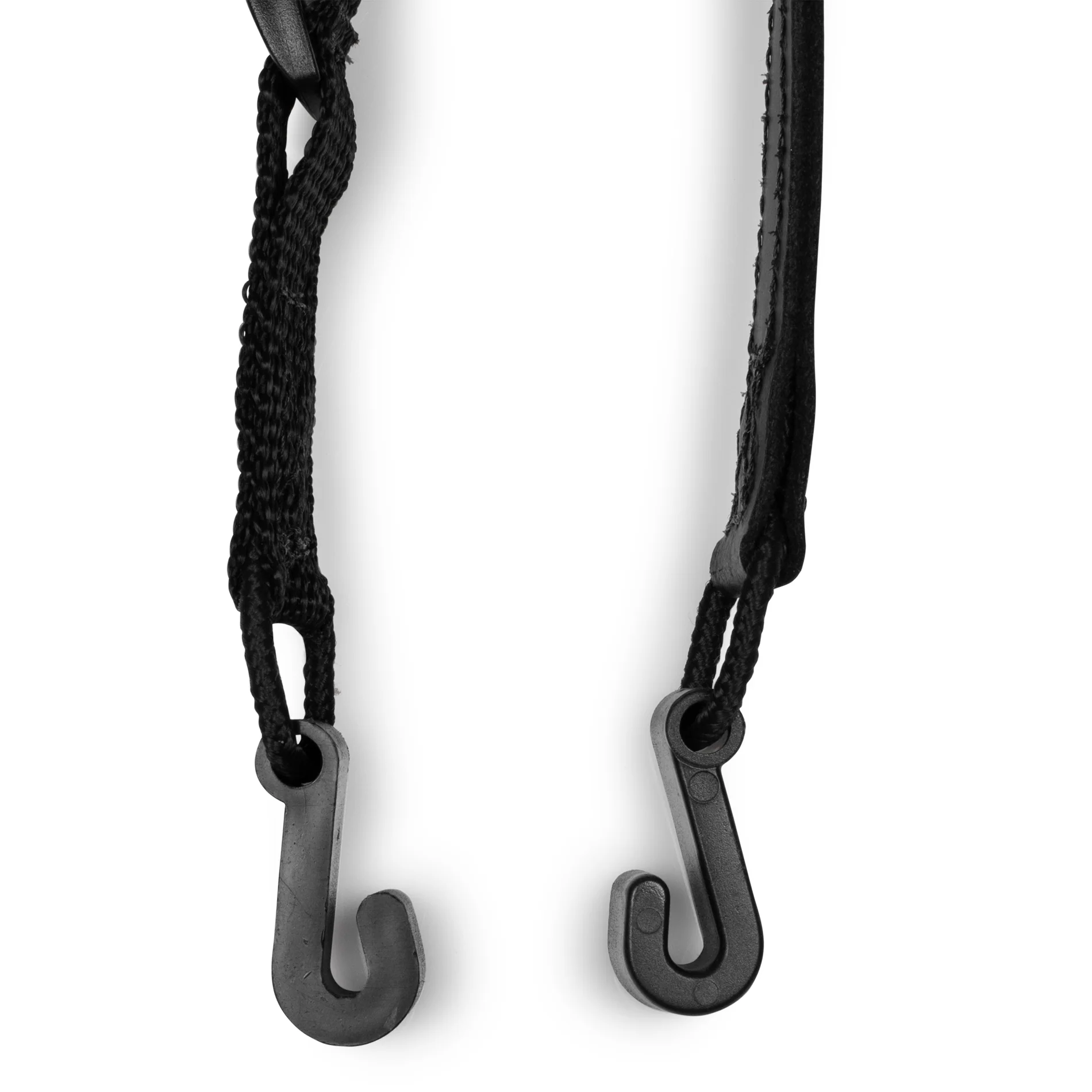 Levy M19HOK-BLK 1" Double Hook Ukulele Strap, Black - Image 5