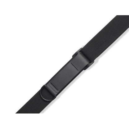 Levy MRHP-BLK 2" Polyester Right Height Guitar Strap, Black - Image 2