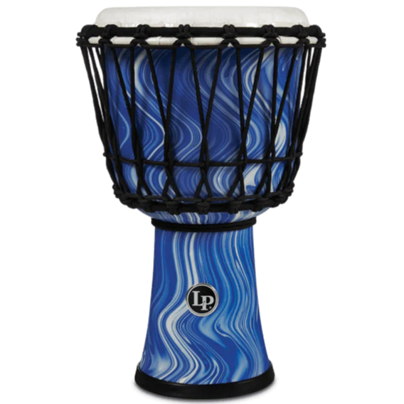 LP LP1607BM 7" Rope Circle Djembe Blue Marble