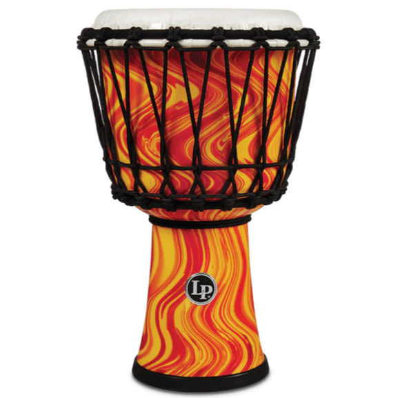 LP LP1607OM 7" Rope Circle Djembe Orange Marble