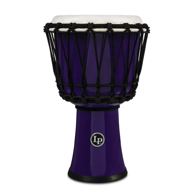 LP LP1607PL 7" Rope Circle Djembe Purple