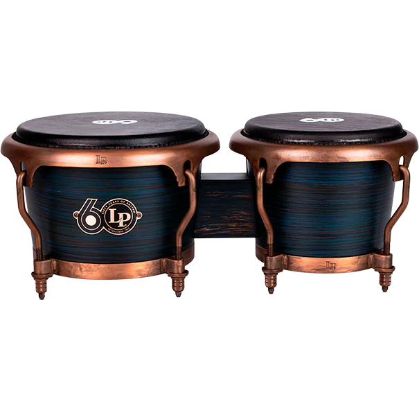 Lp LP200XF-60 60th Ann. LTD Bongos, 7.25" - 8.625", Fiberglass, Rustic Bronze