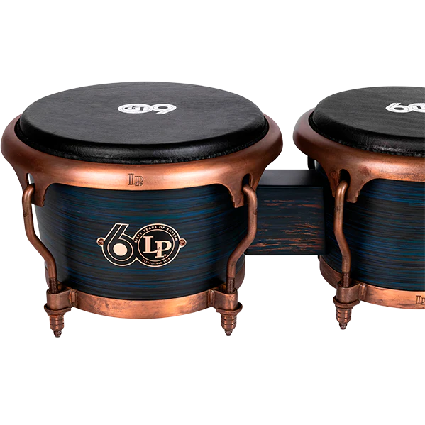 Lp LP200XF-60 60th Ann. LTD Bongos, 7.25" - 8.625", Fiberglass, Rustic Bronze - Image 2