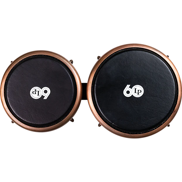 Lp LP200XF-60 60th Ann. LTD Bongos, 7.25" - 8.625", Fiberglass, Rustic Bronze - Image 4