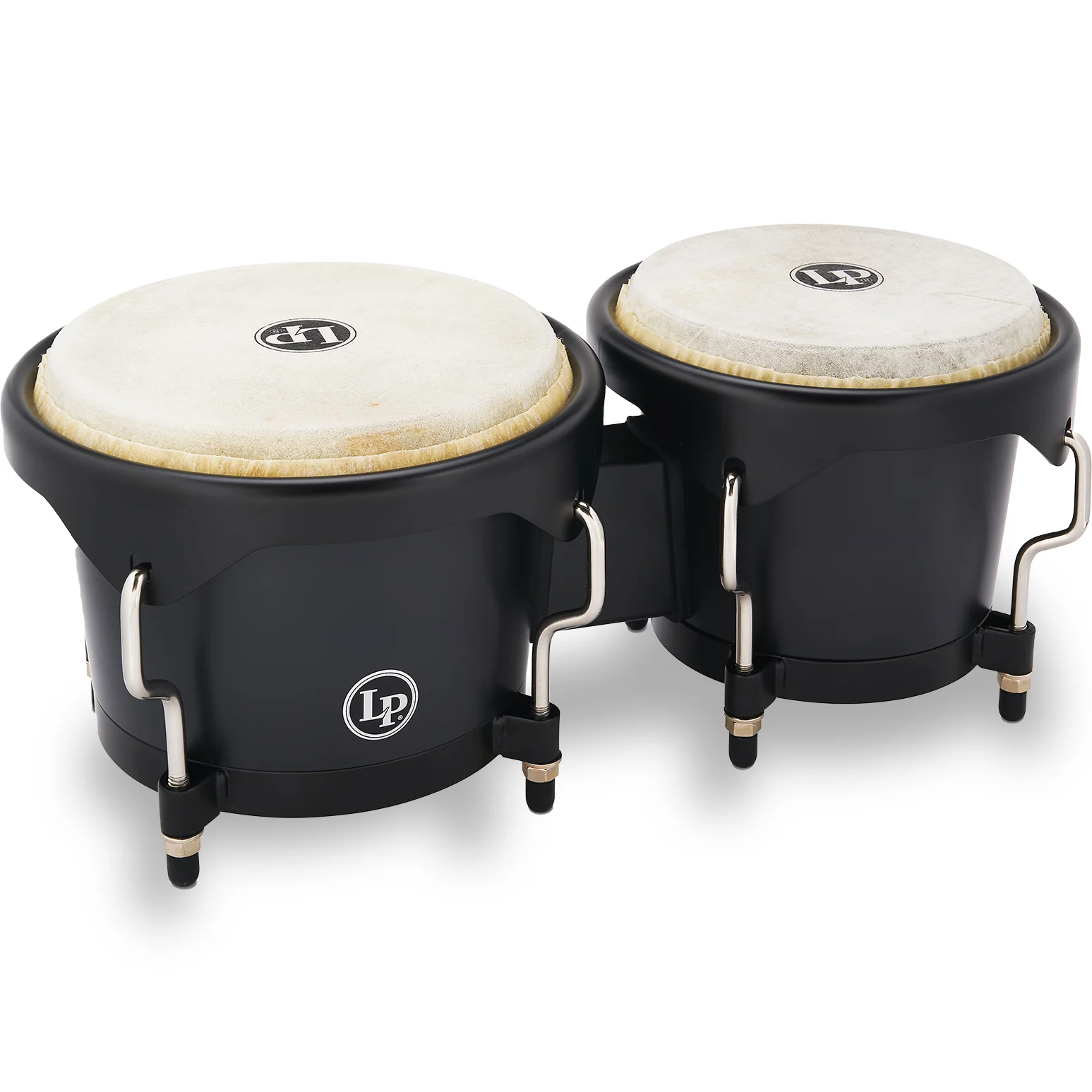 LP LP601D-OX-K Discovery Bongos, 6.25"/7.25", Black