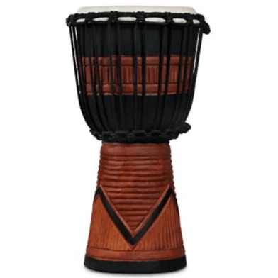 LP LP713SB LP World Beat Djembe Art Small, Black