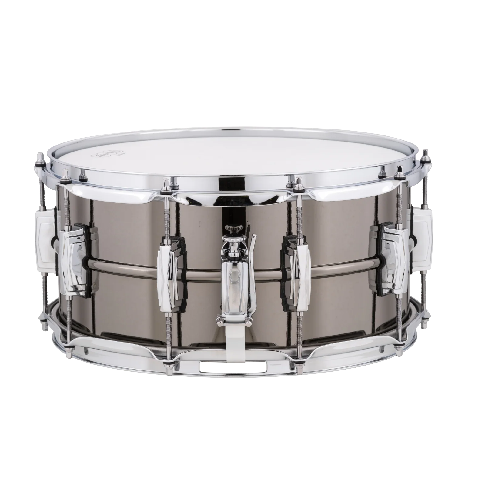 Ludwig LB417 6.5x14" Black Beauty Snare Drum, Smooth Shell, Imperial Lugs - Image 2