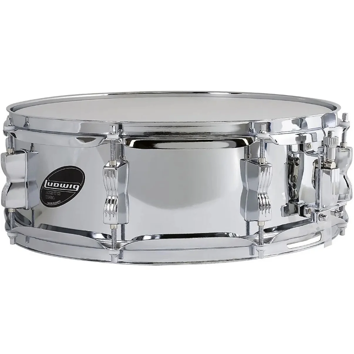 Ludwig LC054S 5x14" Accent CS Steel Snare Drum, Chrome Plated