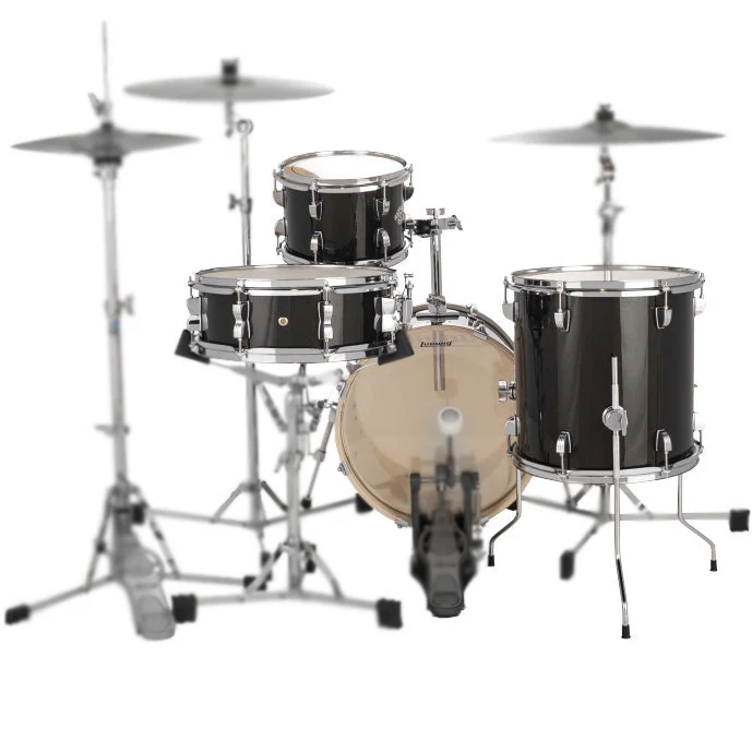 Ludwig LC2791 Breakbeats Shell Pack w/ Bags - 16, 10, 13, 14s - Black Sparkle - Image 3