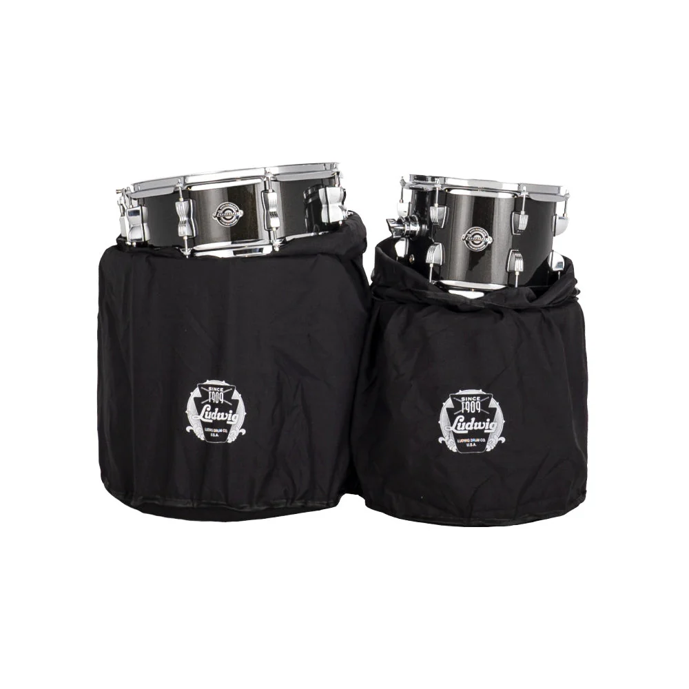 Ludwig LC2791 Breakbeats Shell Pack w/ Bags - 16, 10, 13, 14s - Black Sparkle - Image 4