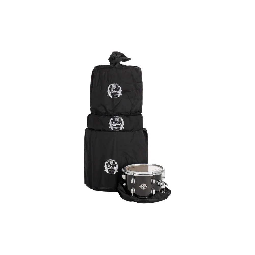 Ludwig LC2791 Breakbeats Shell Pack w/ Bags - 16, 10, 13, 14s - Black Sparkle - Image 6