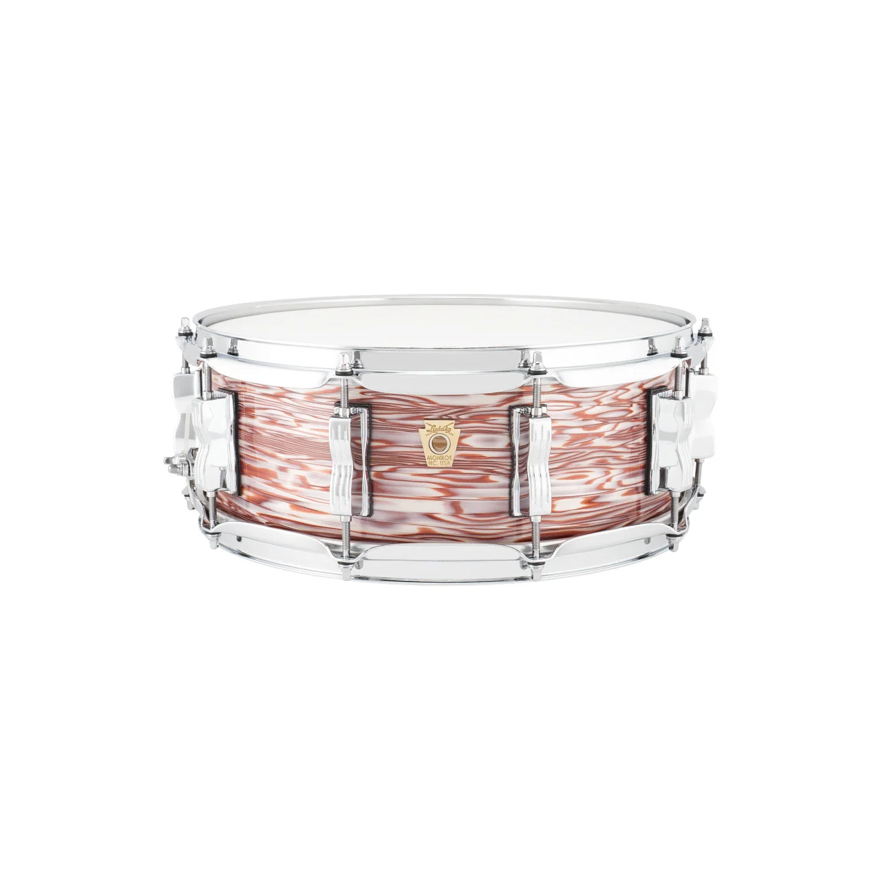 Ludwig LS401XXVP 5x14" Classic Maple Snare Drum, Pink Oyster - Image 2