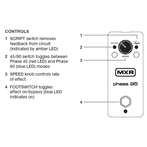 MXR M290 Phase 95 - Mini Pedal (Phase 45 and Phase 90 circuits) - Image 6