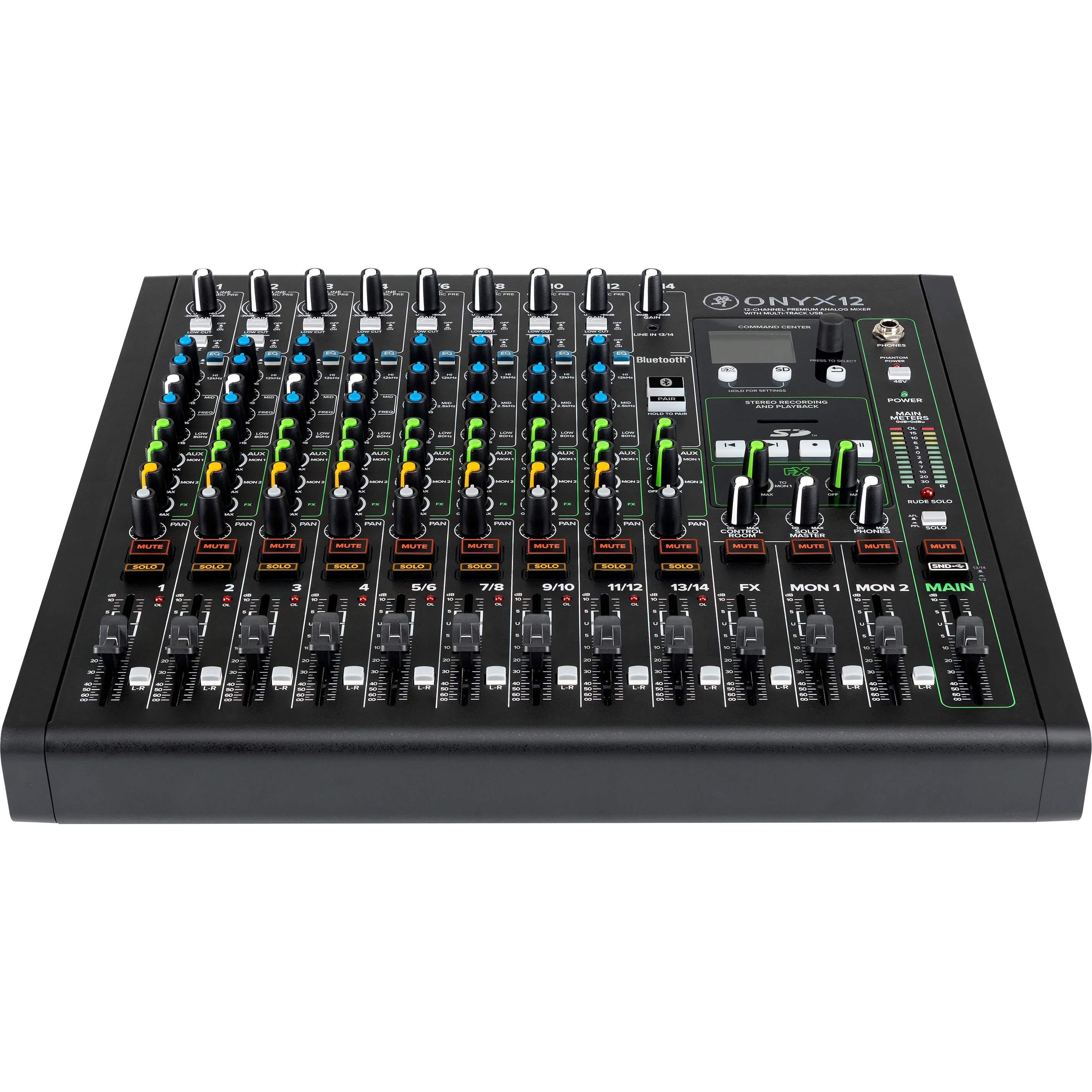 Mackie ONYX12 12-Channel Premium Analog Mixer with Multi-Track USB - Image 2
