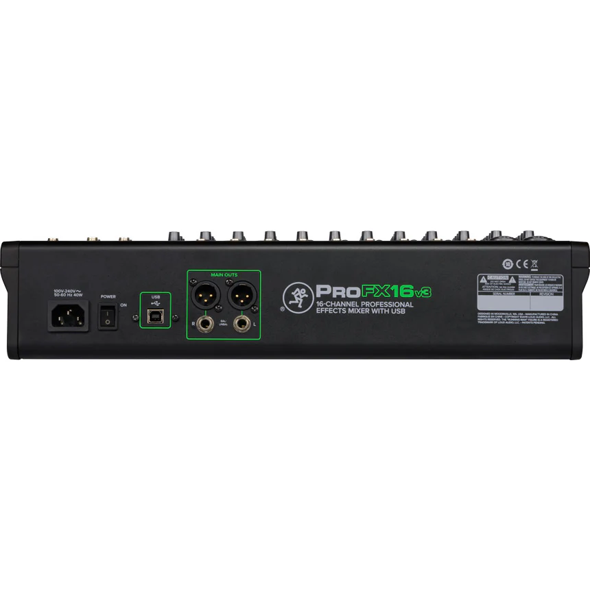 Mackie PROFX16V3 16 Channel 4-bus Professional Effects Mixer with USB - Image 4