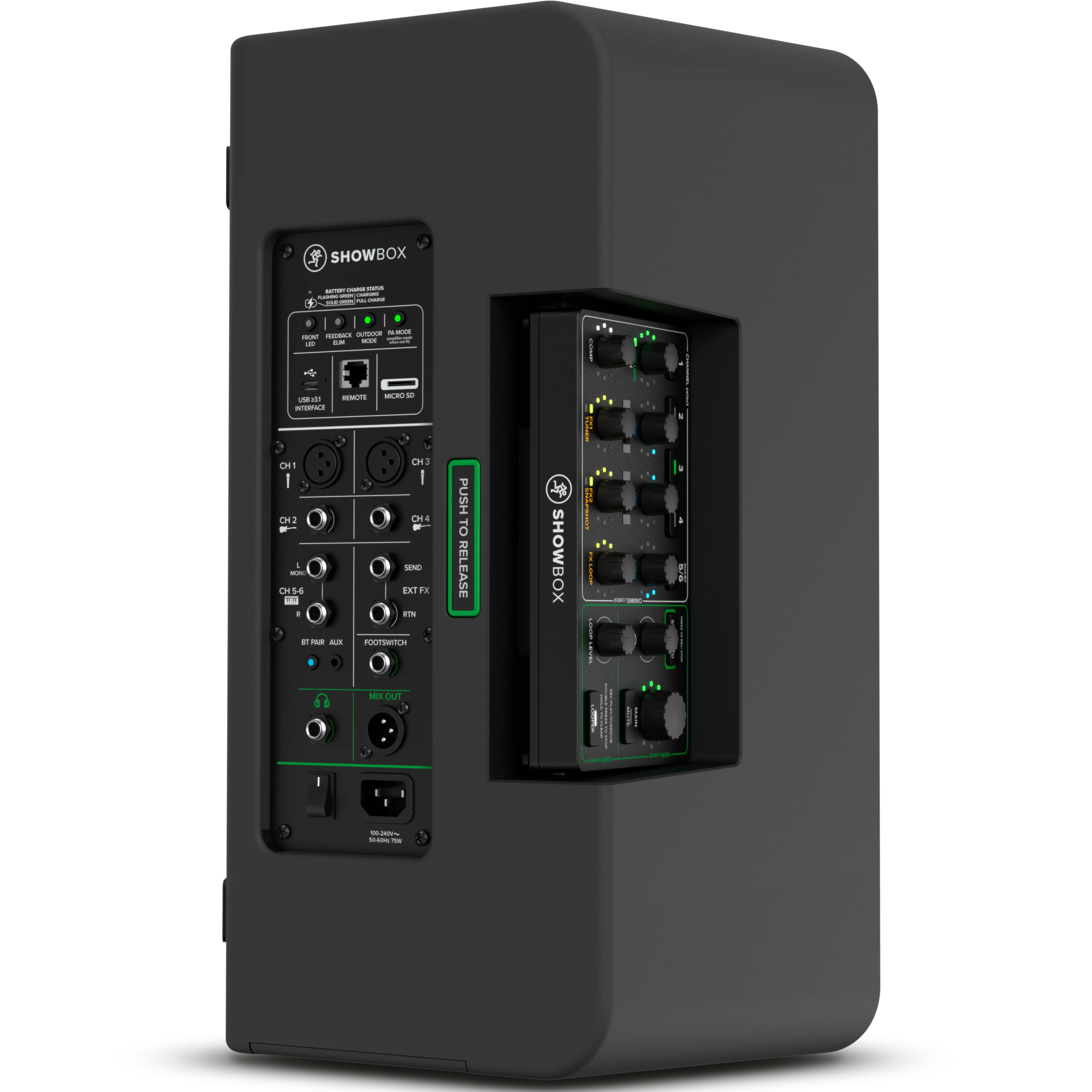 Mackie SHOWBOX 12-Channel Analog Mixer w/ Enhanced FX, USB Recording, and BT - Image 2