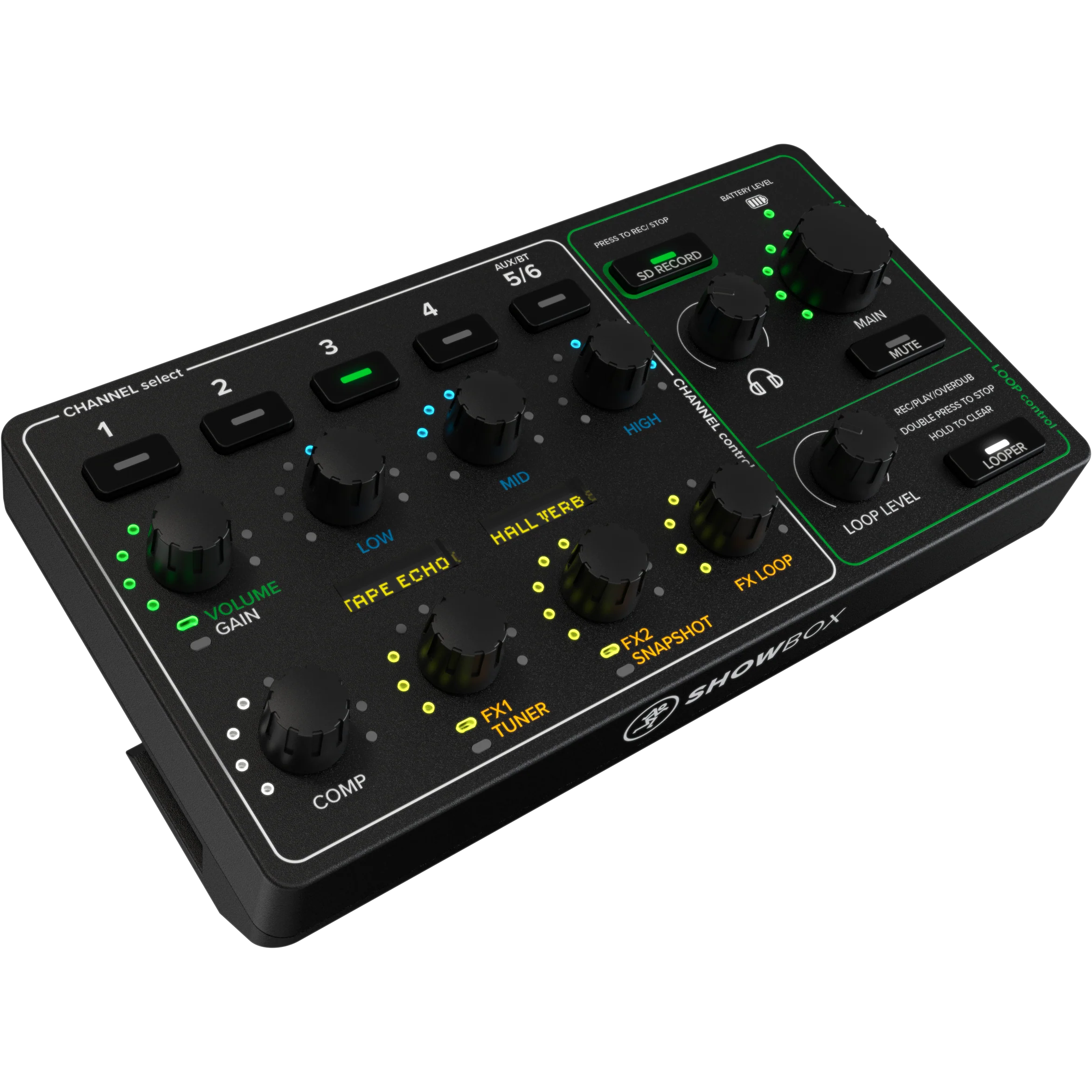 Mackie SHOWBOX 12-Channel Analog Mixer w/ Enhanced FX, USB Recording, and BT - Image 5