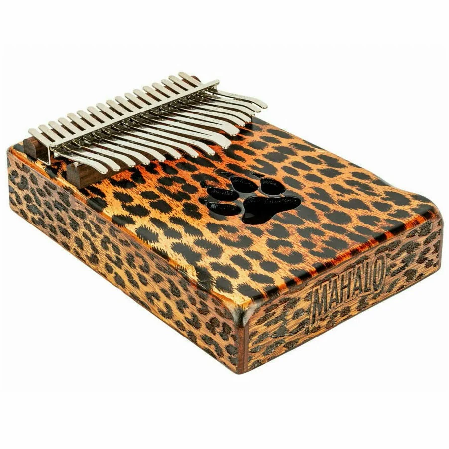 Mahalo MKA17CH Mahalo Kalimba, Cheetah Design, w/ Bag