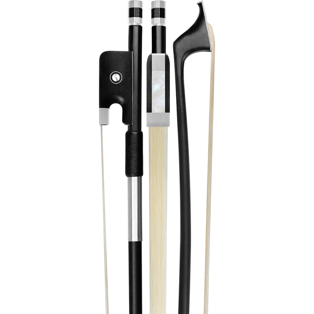 Maple Leaf Strings BBCF-1/2F Carbon Fiber Composite French Bass Bow