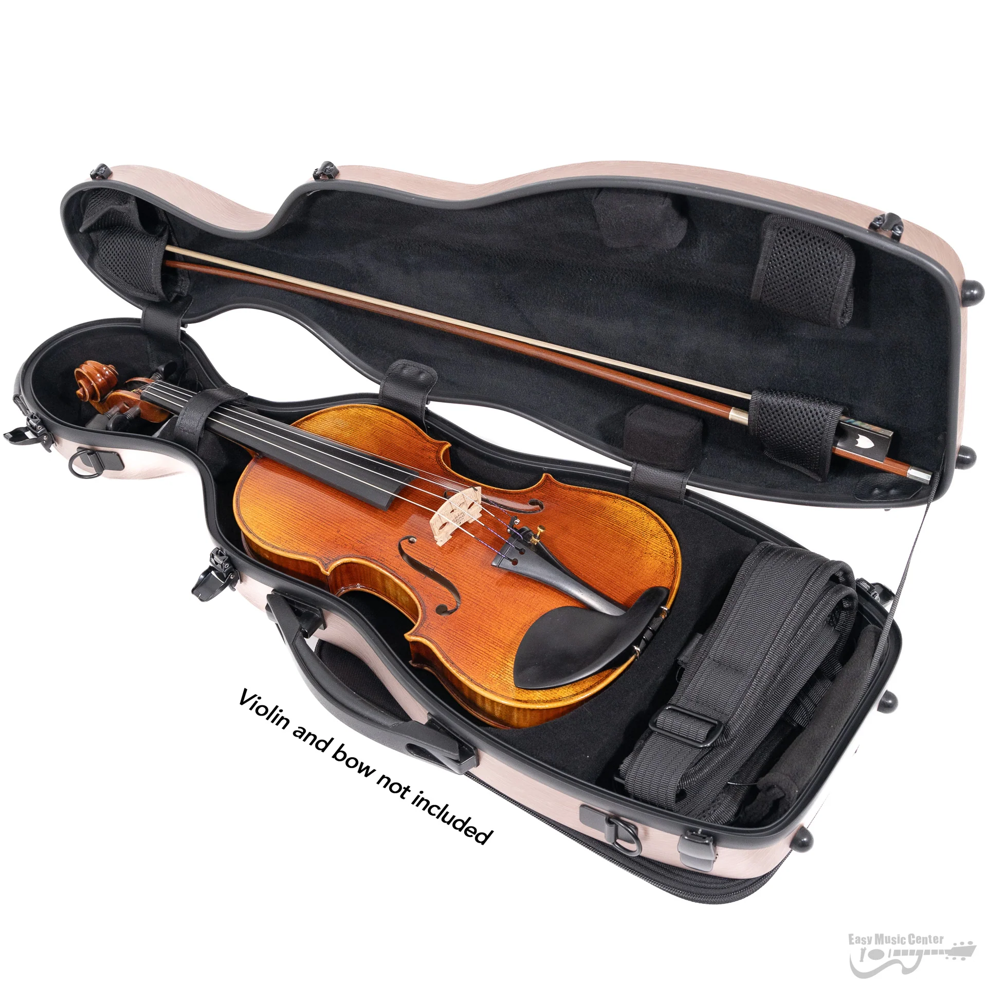 Maple Leaf Strings CVN8003-BLUSH 4/4 Vector Violin Case - Blush - Image 5