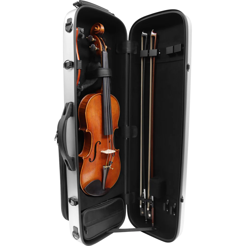 Maple Leaf Strings CVN8003O-BLK 4/4 Violin Oblong Vector Case Black - Image 3