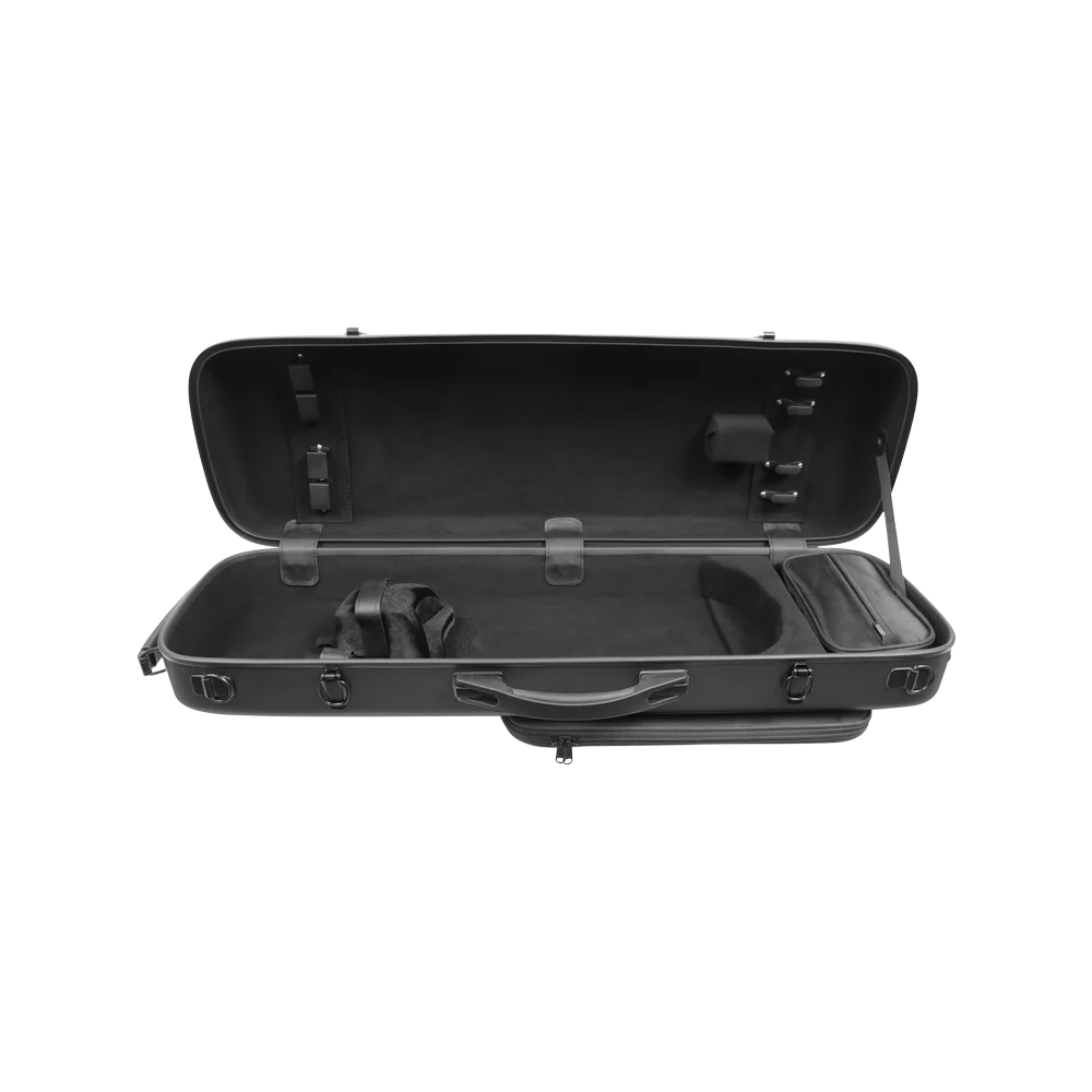 Maple Leaf Strings CVN8003O-BLK 4/4 Violin Oblong Vector Case Black - Image 2
