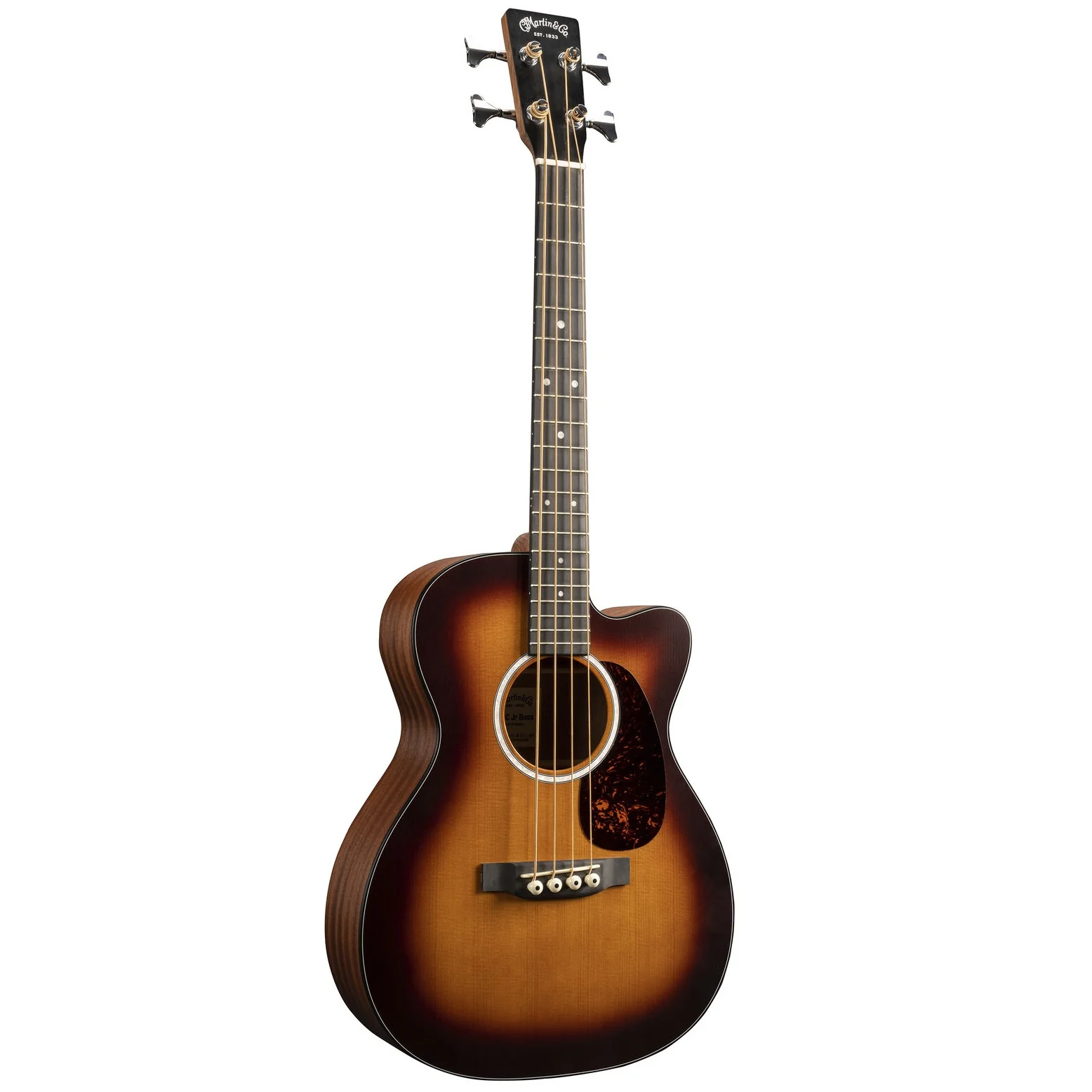 Martin 000CJR10E-BS-SB 000CJR-10E Acoustic Bass, Sitka Top, Sapele b/s, Burst Satin Finish
