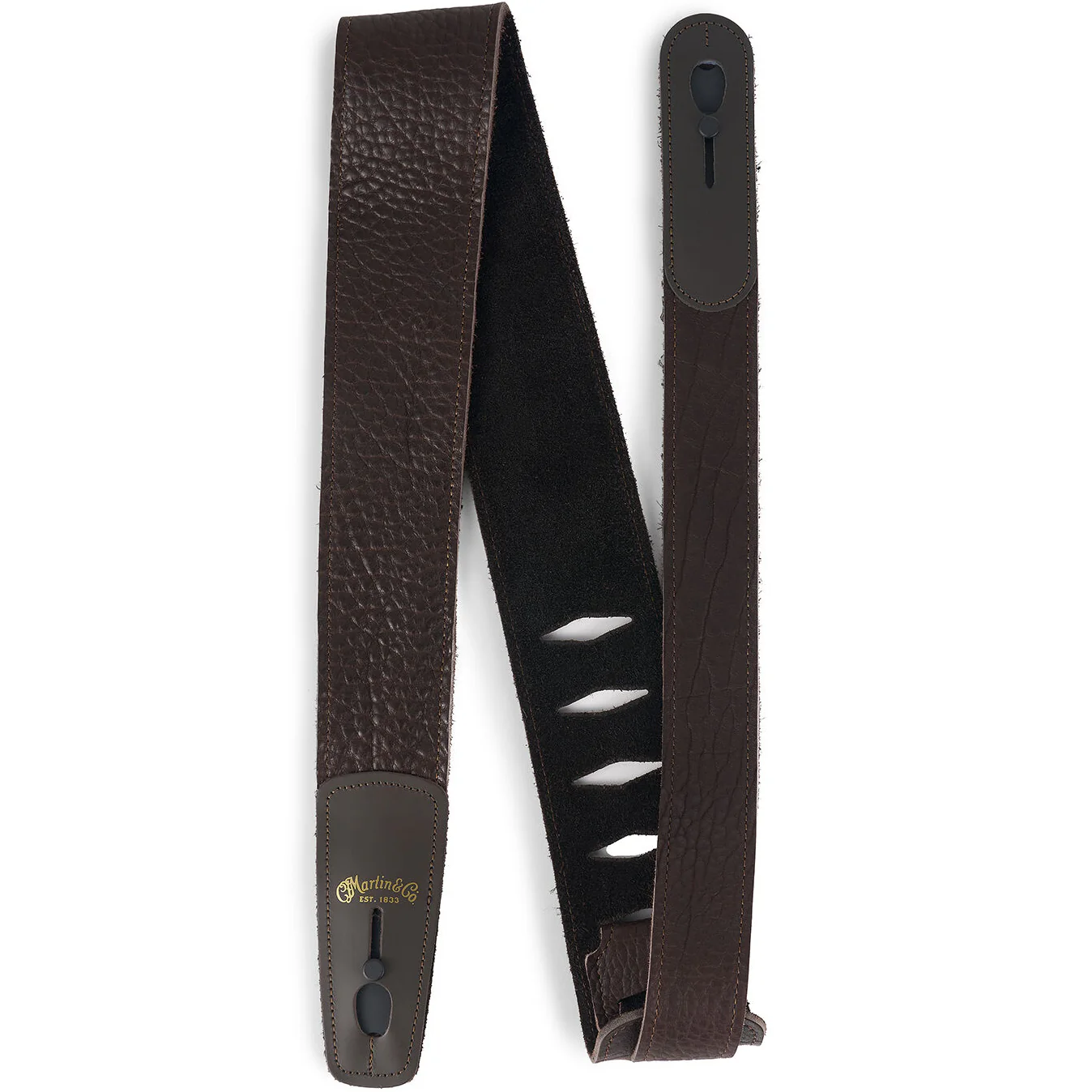 Martin 18A0143 Martin Lock-it Strap, Buffalo Leather, Brown