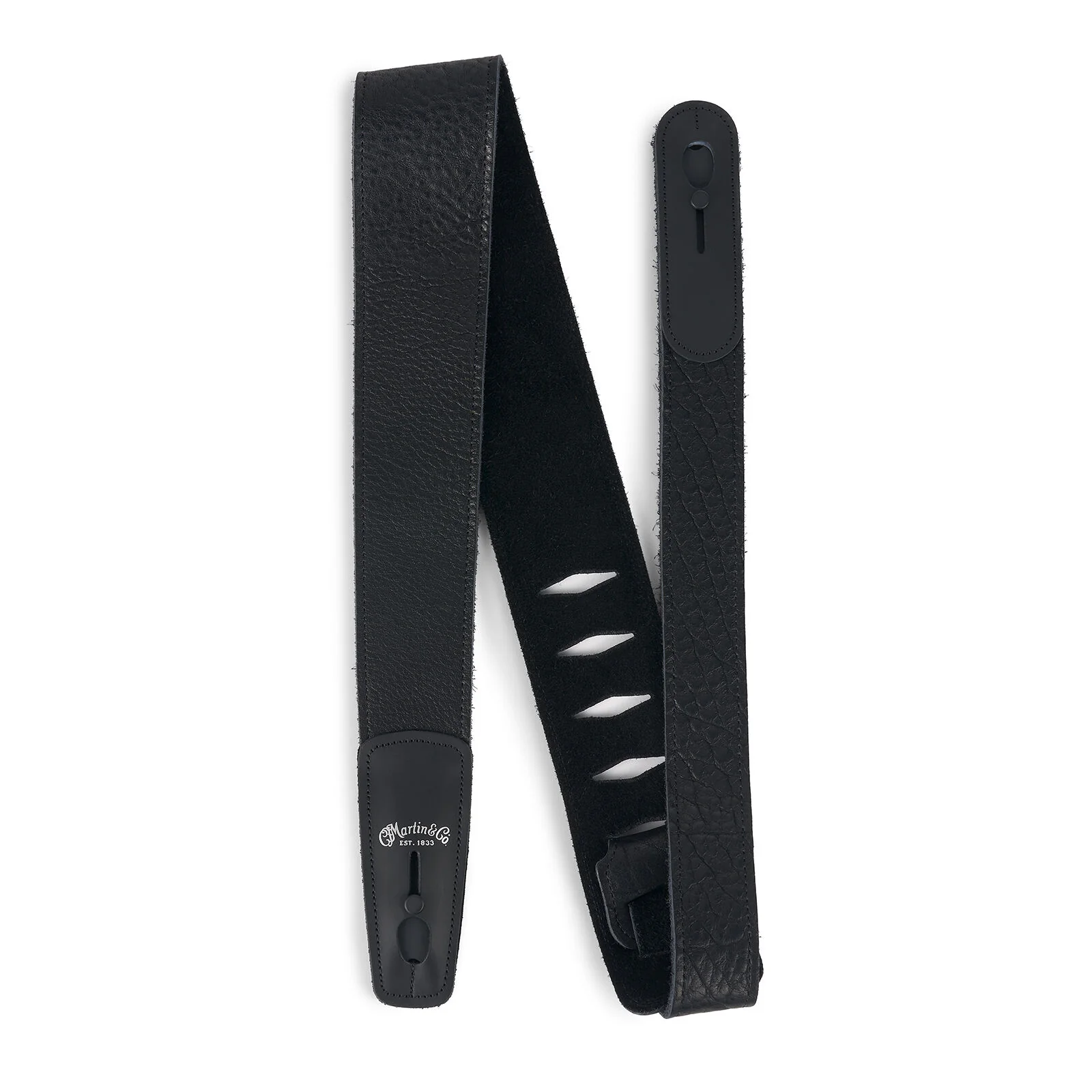 Martin 18A0144 Martin Lock-it Strap, Buffalo Leather, Black