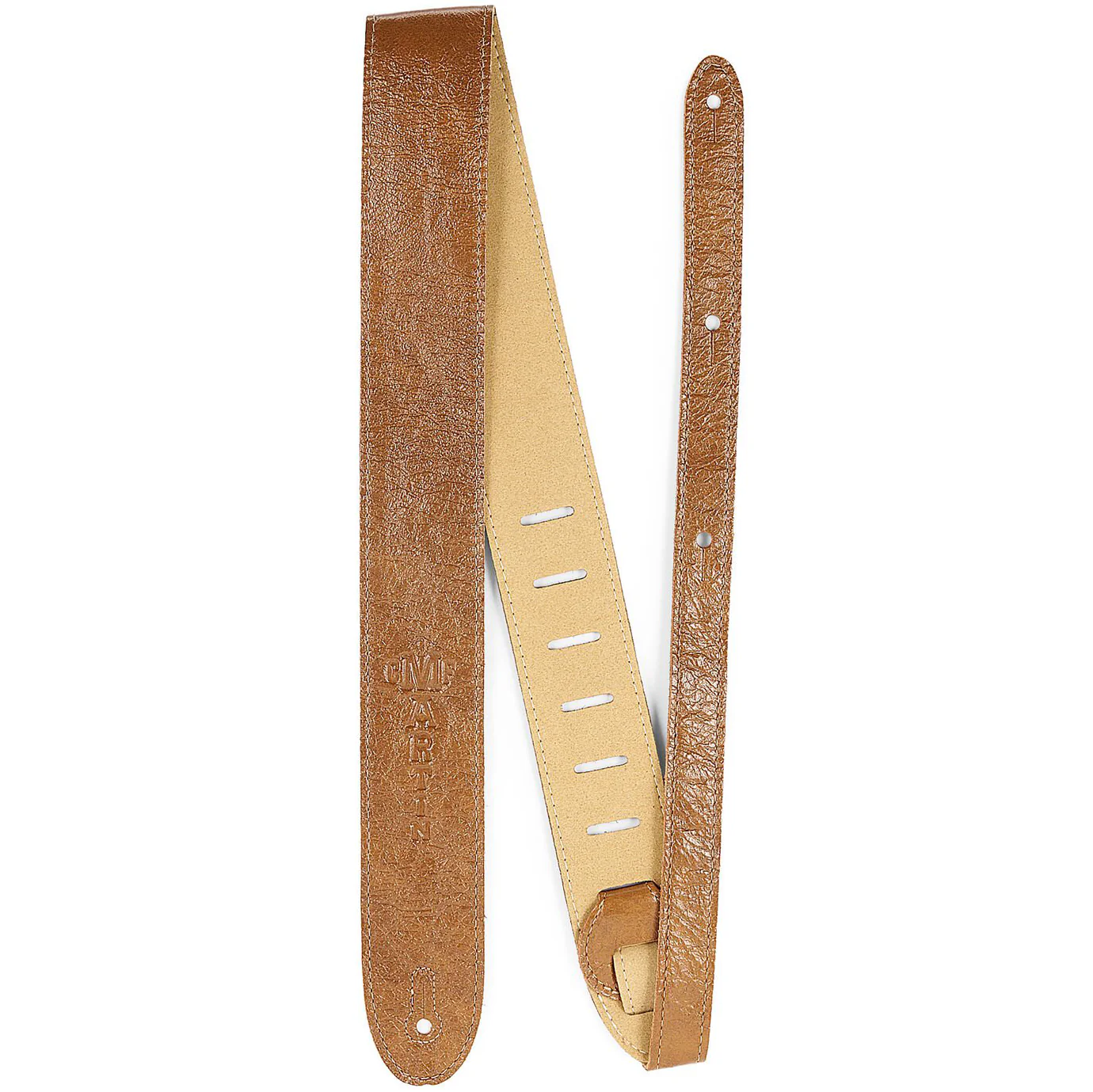 Martin 18A0163 Italian Leather Strap, SuedeBack, Tan