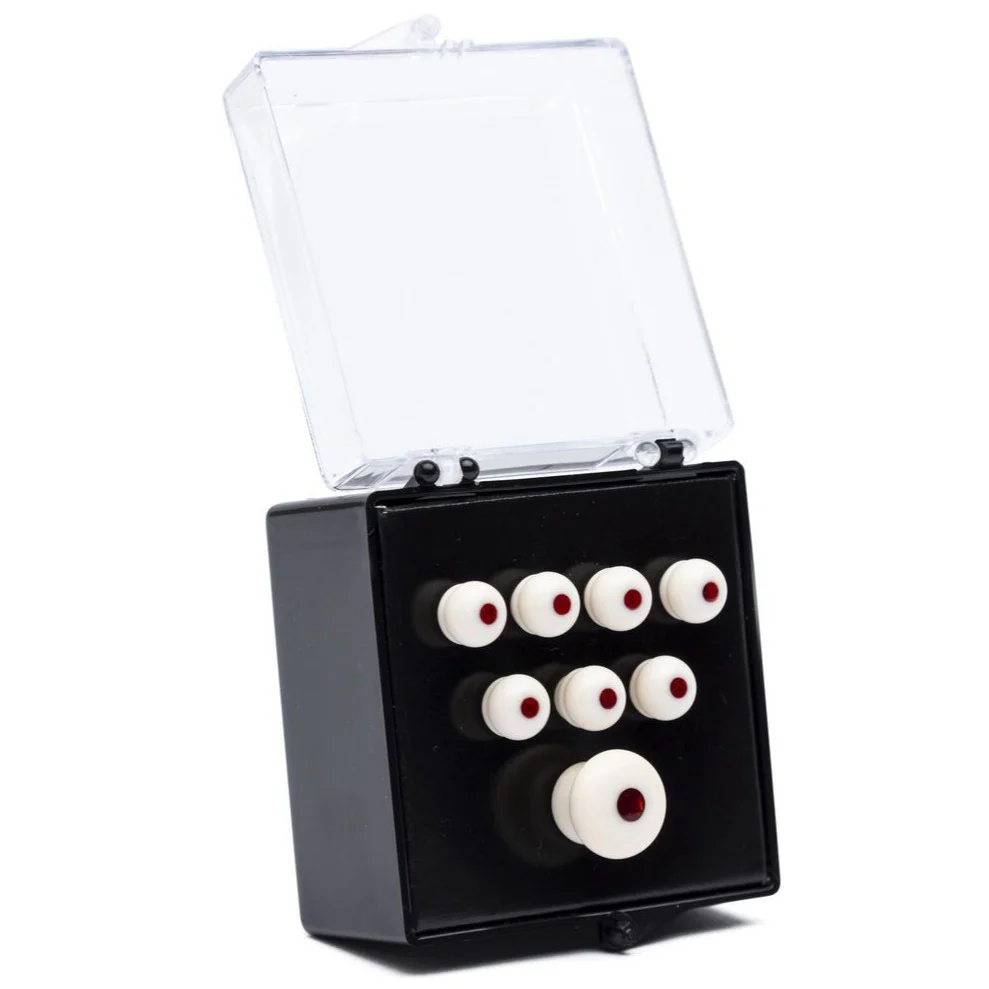 Martin 18APP0002 Bridge Pin Set, Martin Authentic, White w/Tortoise